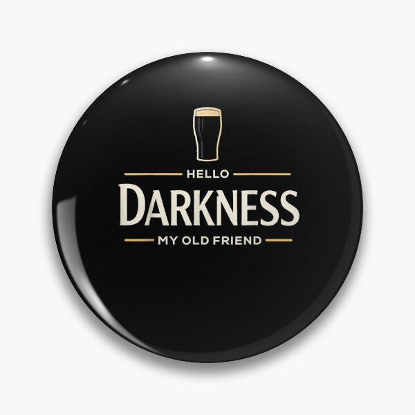 Item preview, Hello Darkness My Old Friend – Funny Irish Beer St. Patrick’s Day Design designed and sold by ArtFunDib.