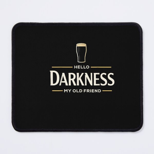 Item preview, Hello Darkness My Old Friend – Funny Irish Beer St. Patrick’s Day Design designed and sold by ArtFunDib.