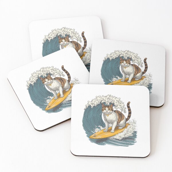 Item preview,  Vintage Surfing Cat  designed and sold by SOUFIANE1991.