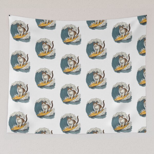 Item preview,  Vintage Surfing Cat  designed and sold by SOUFIANE1991.