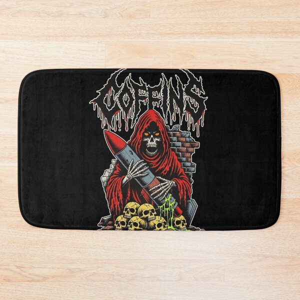 Item preview, Doomsday - 80s Retro Horror Skull designed and sold by CoffinsArt.