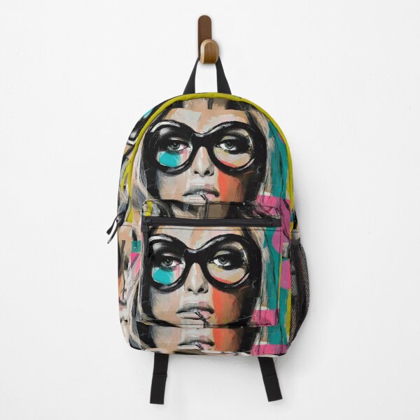 Item preview, Step into Modern Expression with Striking Makeup, Oversized Glasses and Bold Geometric Color Play designed and sold by OlfactoART Studio.