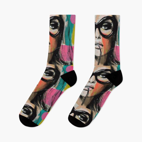 Item preview, Step into Modern Expression with Striking Makeup, Oversized Glasses and Bold Geometric Color Play designed and sold by OlfactoART Studio.