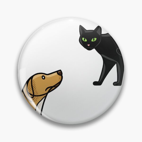 Item preview, Dog and cat, friend, colored, pencil style, no background designed and sold by wizard-work.