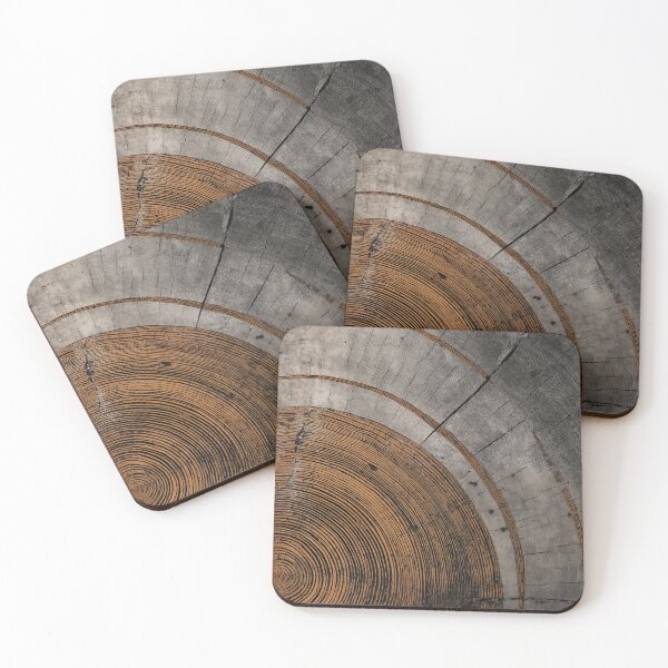 Item preview, Japandi and wabi sabi inspired copper tree rings texture art designed and sold by filigreedigital.
