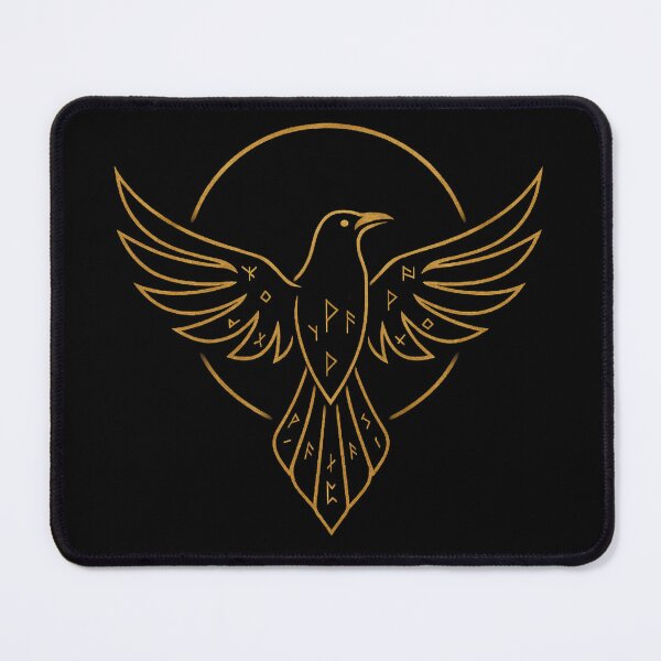 Item preview, Golden Raven – Cosmic Messenger Emblem | OblivionRise designed and sold by OblivionRise.