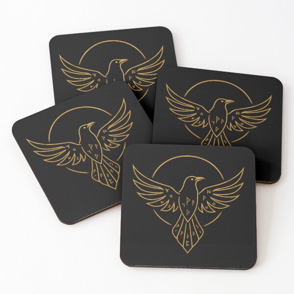 Item preview, Golden Raven – Cosmic Messenger Emblem | OblivionRise designed and sold by OblivionRise.