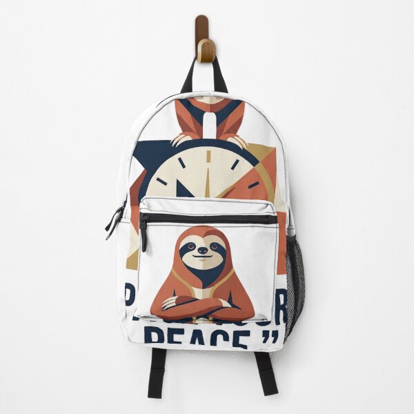 Item preview, Pace Your Peace Sloth – Modern Anti Hustle Motivational Design designed and sold by MoodFit2026.
