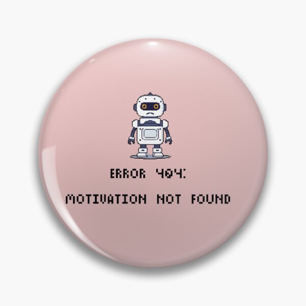 Item preview, Error 404 Motivation Not Found – Funny Geek Burnout Shirt designed and sold by GeekFuel.