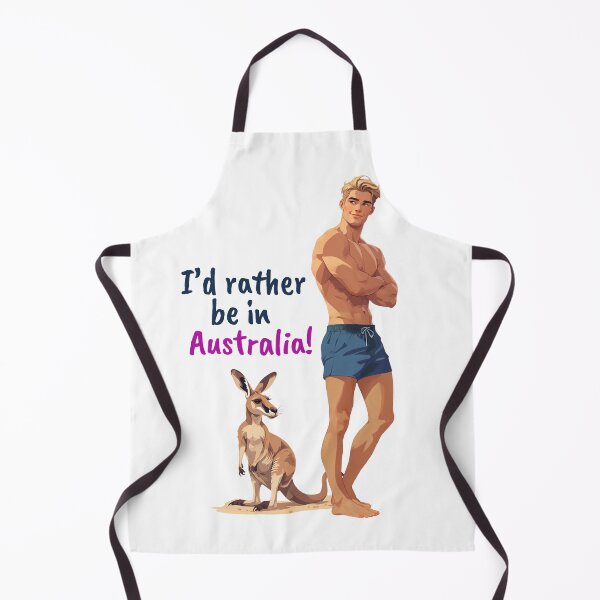 Item preview, I'd rather be in Australia! designed and sold by Robin Knight.