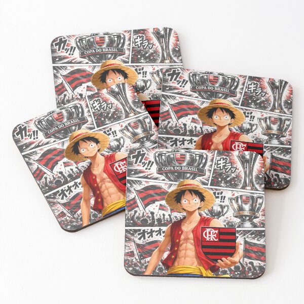 Item preview, Luffy Flamengo Fan Art - Manga Style Football Champions designed and sold by MREUH.