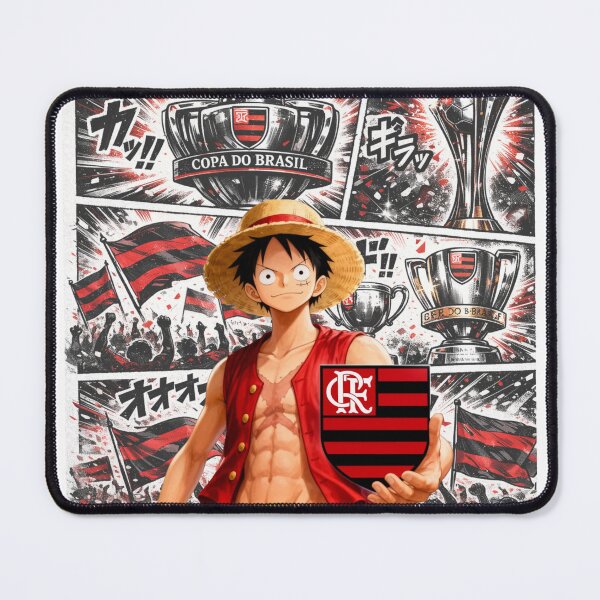 Item preview, Luffy Flamengo Fan Art - Manga Style Football Champions designed and sold by MREUH.
