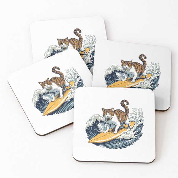 Item preview,  Vintage Surfing Cat  designed and sold by SOUFIANE1991.