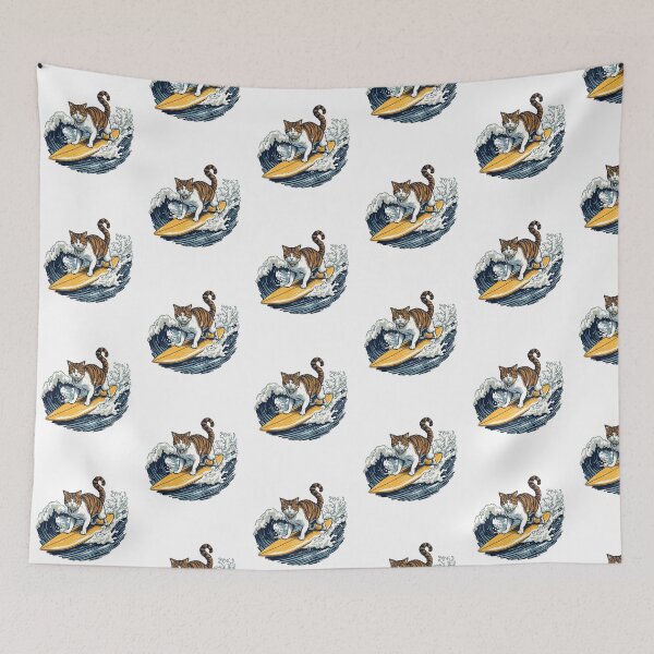 Item preview,  Vintage Surfing Cat  designed and sold by SOUFIANE1991.
