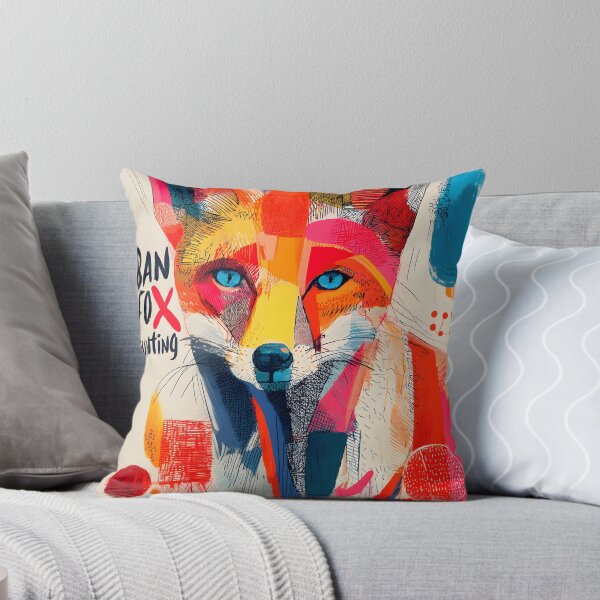 Item preview, Stand for Wildlife with a Vibrant Fox in Bold Colors Advocating to Ban Fox Hunting designed and sold by OlfactoART Studio.