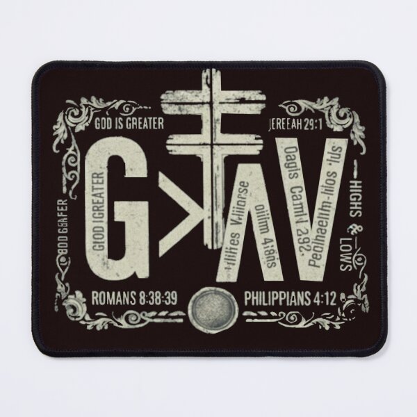 Item preview, God is Greater the the Heights and Lows designed and sold by RiseSpirit.