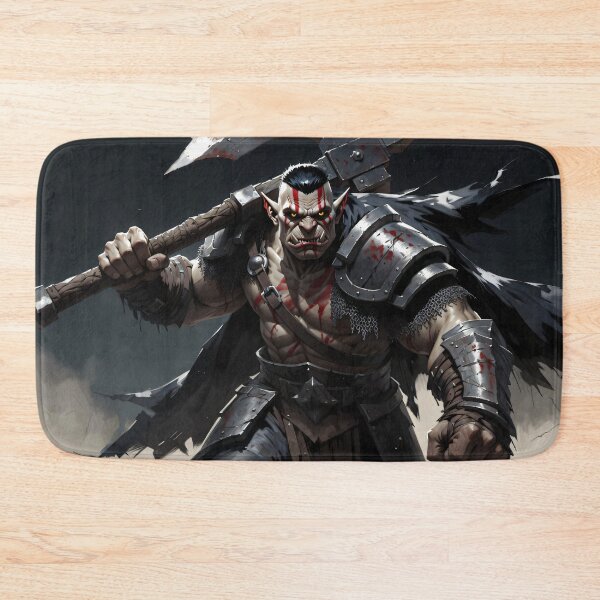 Item preview, Savage Orc Warrior Dark Fantasy Concept Art designed and sold by MiguelTanavon.