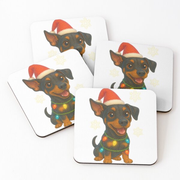 Item preview, Christmas Doberman Pinscher designed and sold by Sillytoe.