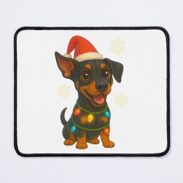Item preview, Christmas Doberman Pinscher designed and sold by Sillytoe.