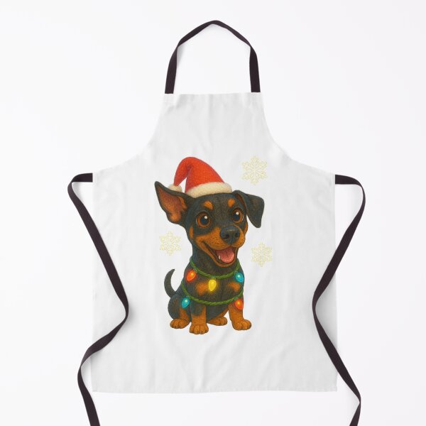 Item preview, Christmas Doberman Pinscher designed and sold by Sillytoe.