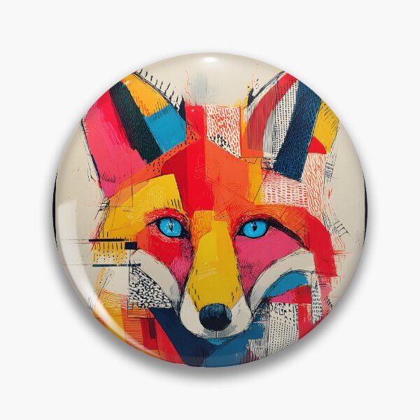 Item preview, Take a Stand for Wildlife with a Vibrant Geometric Fox and Bold Ban Hunting Message designed and sold by OlfactoART Studio.