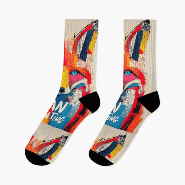 Item preview, Take a Stand for Wildlife with a Vibrant Geometric Fox and Bold Ban Hunting Message designed and sold by OlfactoART Studio.