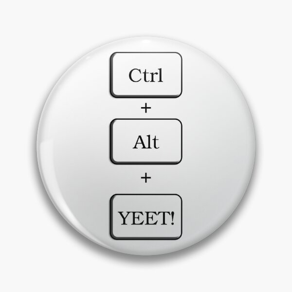 Artikelvorschau, Strg Alt Yeet – Lustiges Tastatur-Meme für Technik-Nerds entworfen und verkauft von GeekFuel.