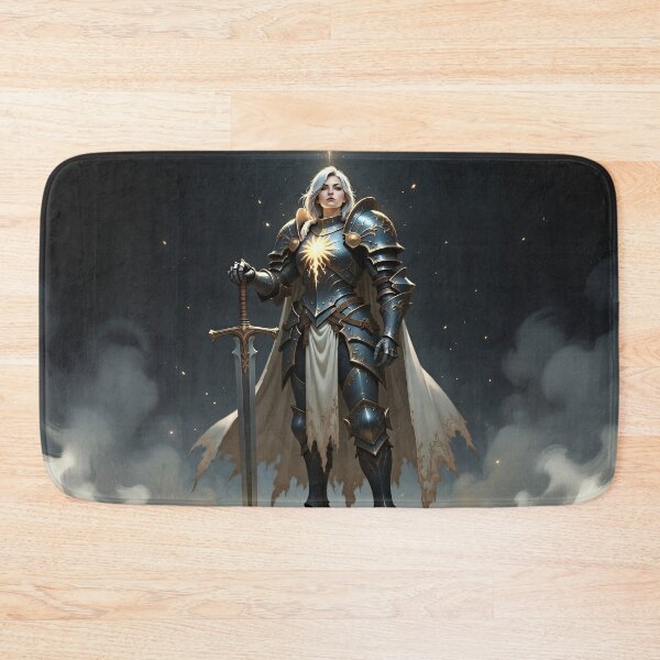Item preview, Holy Paladin Knight Female Warrior Concept Art designed and sold by MiguelTanavon.