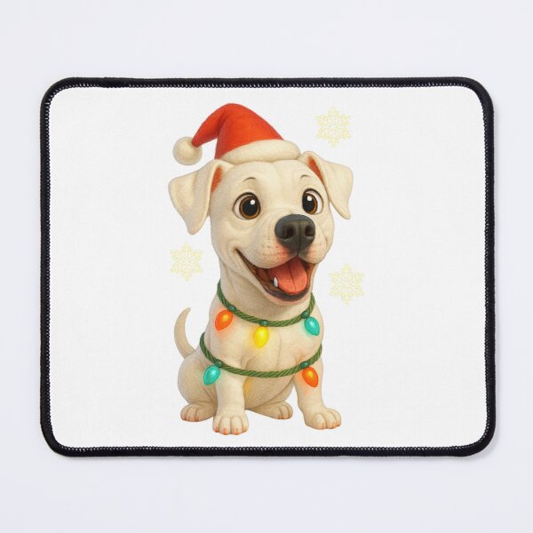 Item preview, Christmas Dogo Argentino designed and sold by Sillytoe.