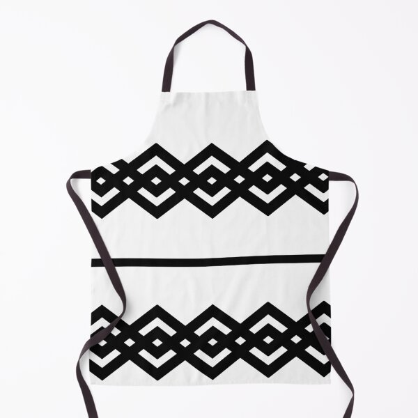 Item preview, Black Geometric Border Pattern designed and sold by studioart.