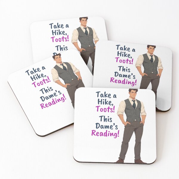 Item preview, Take a Hike, Toots! This Dame's Reading! designed and sold by Robin Knight.