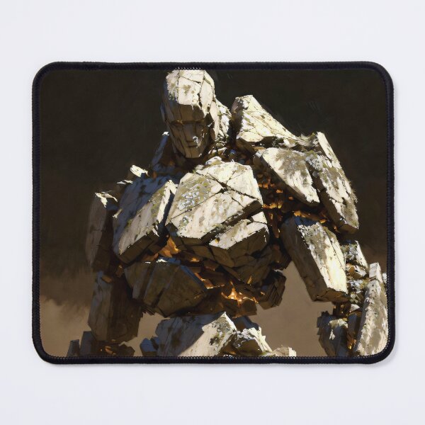 Item preview, Earth Golem Stone Titan Fantasy Concept Art designed and sold by MiguelTanavon.