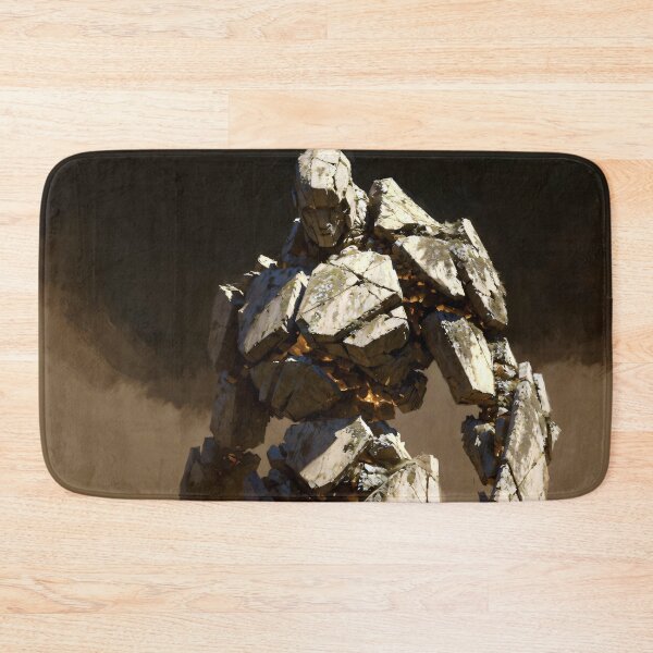 Item preview, Earth Golem Stone Titan Fantasy Concept Art designed and sold by MiguelTanavon.
