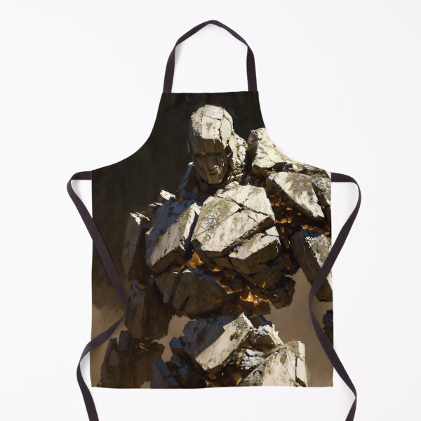 Item preview, Earth Golem Stone Titan Fantasy Concept Art designed and sold by MiguelTanavon.