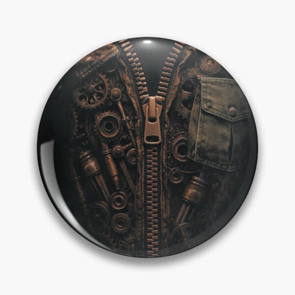 Item preview, Biomechanical Steampunk Core: 3D Industrial Illusion designed and sold by VlodArt.