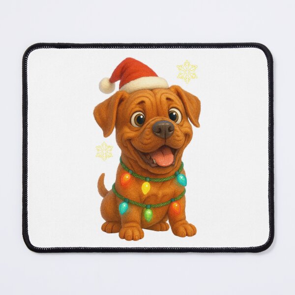 Item preview, Christmas Dogue De Bordeaux designed and sold by Sillytoe.
