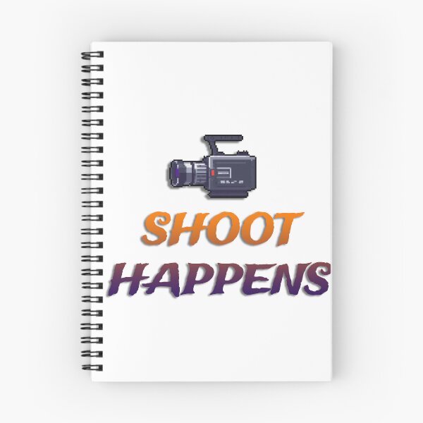 Item preview, Shoot Happens – Funny Indie Filmmaker Crew Shirt designed and sold by GeekFuel.