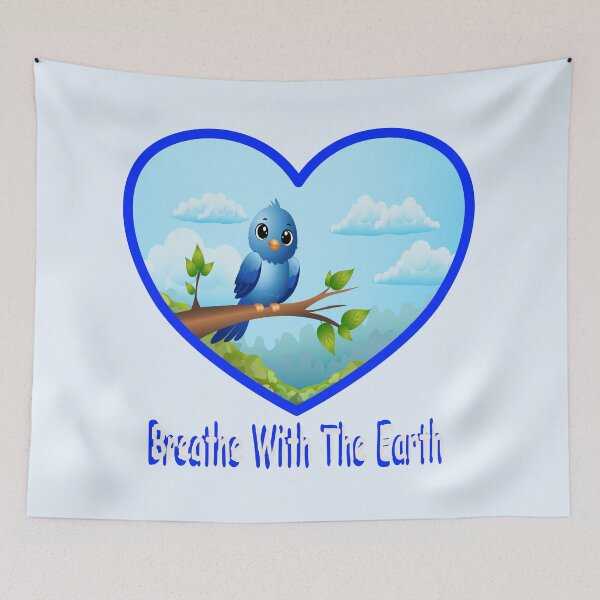 Item preview, Cute Nature Bird – Breathe With The Earth designed and sold by NotEqualOfficial.