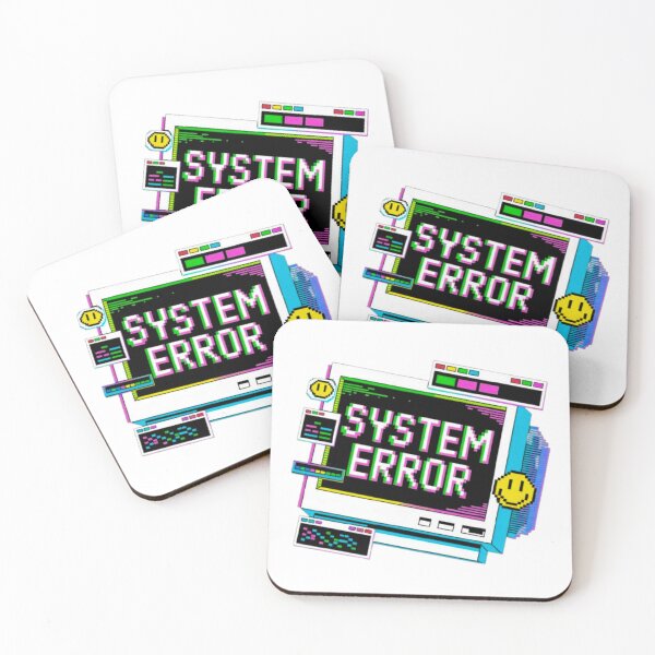 Item preview, System Error Retro Computer T-Shirt – Glitch Aesthetic Gamer & Programmer Gift for Tech Lovers designed and sold by GemBob Creations.