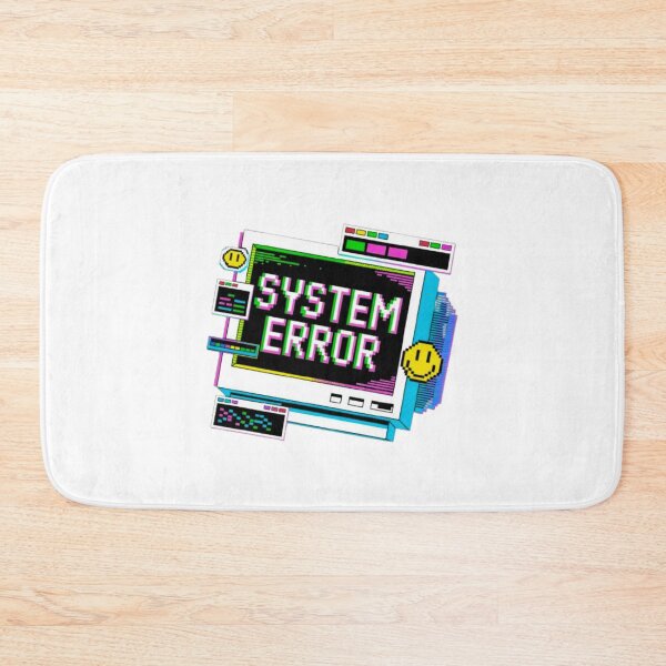 Item preview, System Error Retro Computer T-Shirt – Glitch Aesthetic Gamer & Programmer Gift for Tech Lovers designed and sold by GemBob Creations.