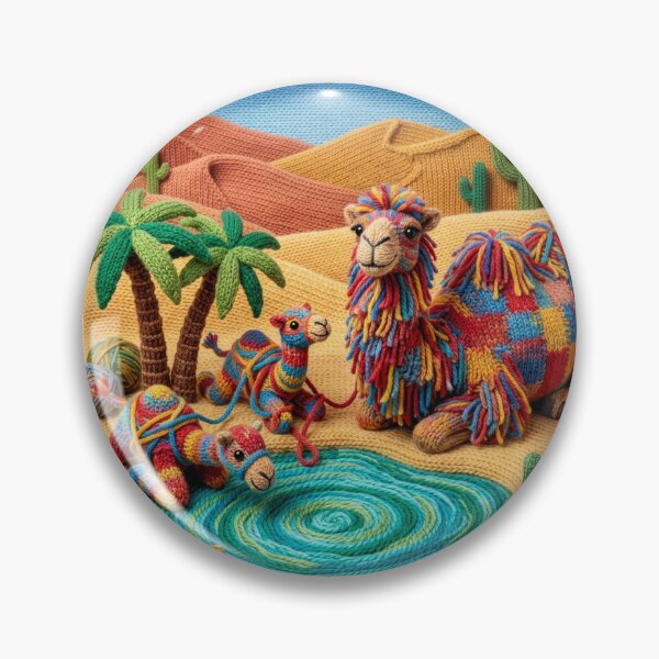 Item preview, Family of Yarn Camels at Yarn Oasis designed and sold by Tridentulus.