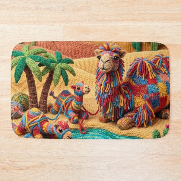 Item preview, Family of Yarn Camels at Yarn Oasis designed and sold by Tridentulus.