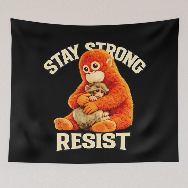 Item preview, Punch Monkey Stay Strong . designed and sold by Anime-Clothes1.