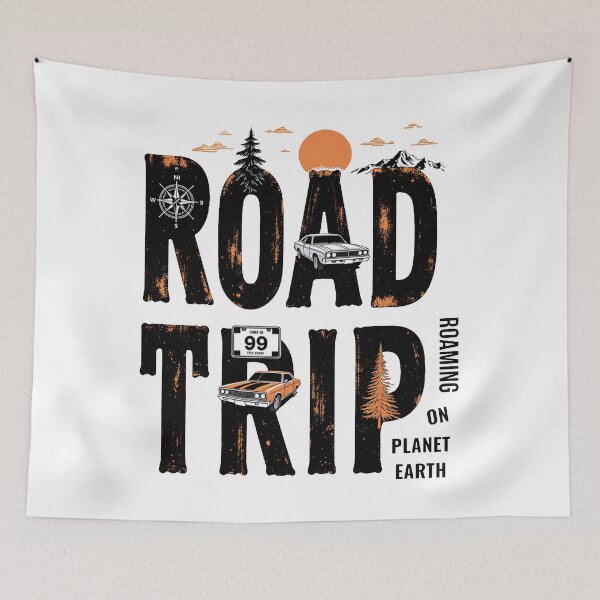Item preview, Road Trip Roaming on Planet Earth Vintage designed and sold by Fikuall.