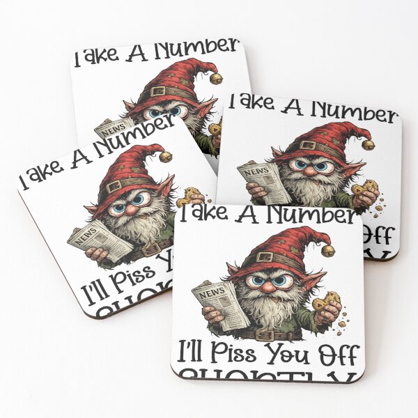 Item preview, Sarcastic Grumpy Gnome Fantasy Art designed and sold by Shirtaholism.