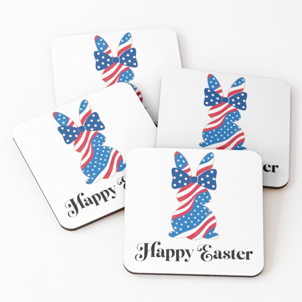 Item preview, Happy Easter USA Bunny – Stars & Stripes Rabbit | Easter Around the World designed and sold by VivoStudio.