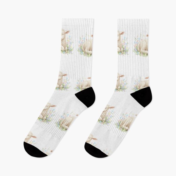 Item preview, Sweet Spring Baby Lamb Illustration designed and sold by HumTumMe.