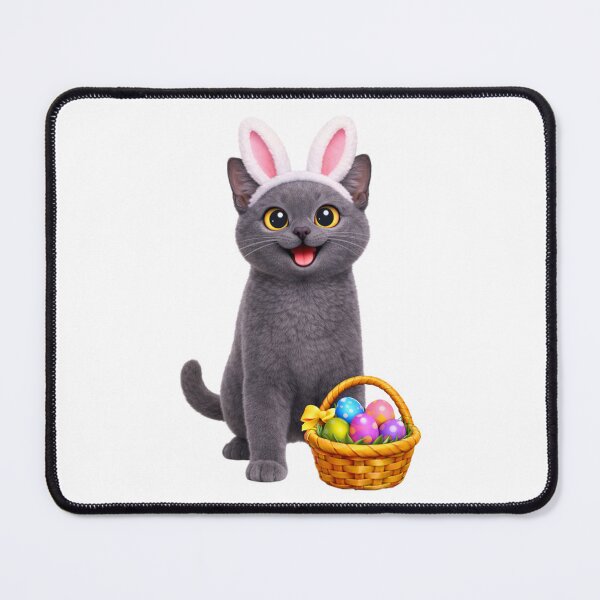 Item preview, Easter Chartreux Cat designed and sold by Sillytoe.