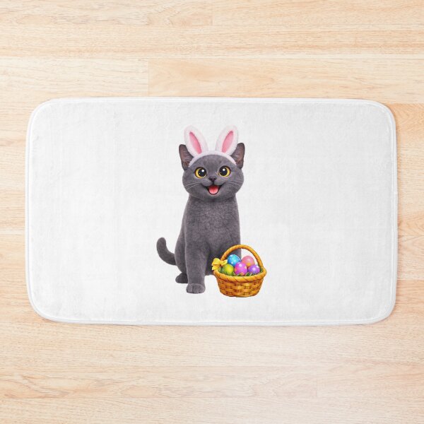 Item preview, Easter Chartreux Cat designed and sold by Sillytoe.