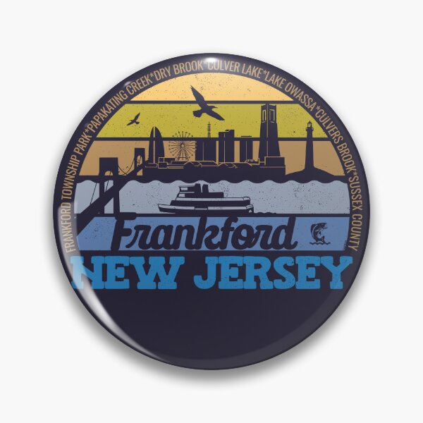 Item preview, Frankford New Jersey Sunset Retro Vintage Local Pride Logo designed and sold by CRHPOD20.